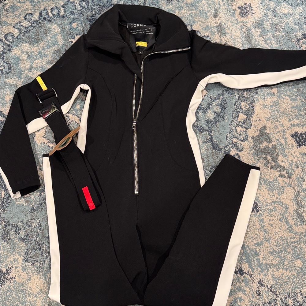 Cordova black and white ski suit medium - Picture 3 of 10